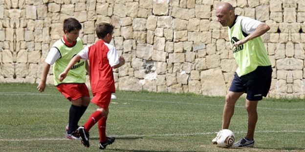 entrenamiento de fútbol